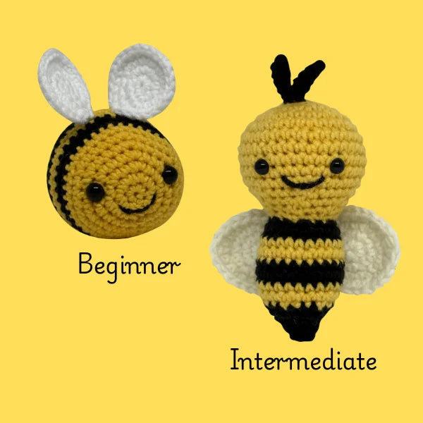 DIY Amigurumi Kit Honey Bee or Bumble Bee