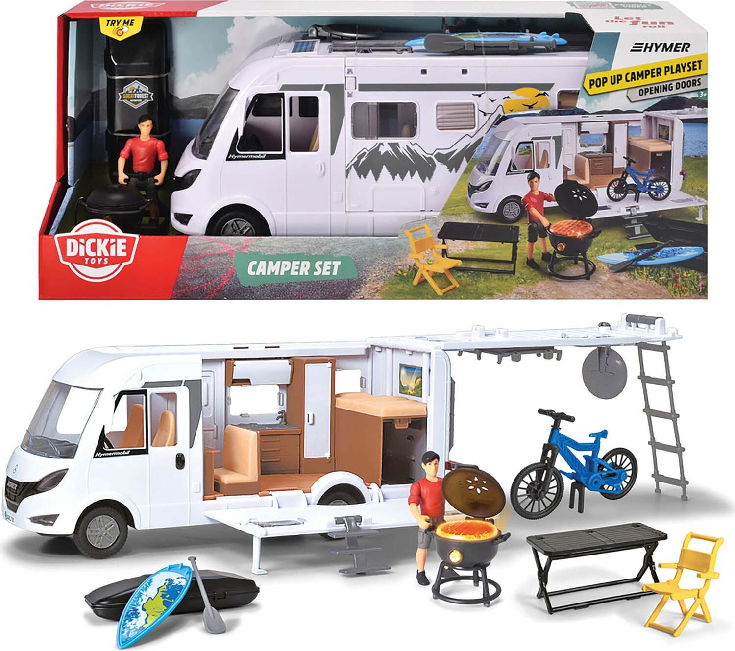Dickie Toys Pop Up Camper Playset