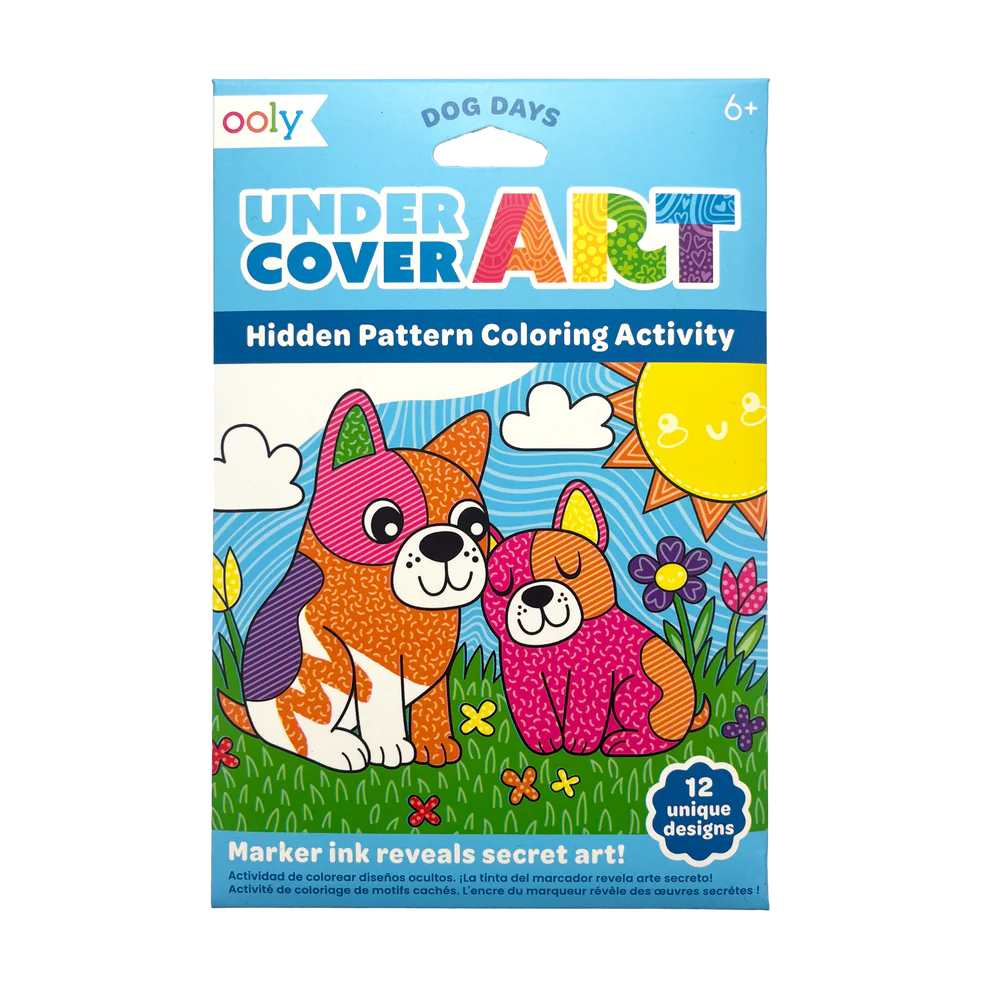 Dog Days Undercover Art Hidden Patterns Coloring Activity