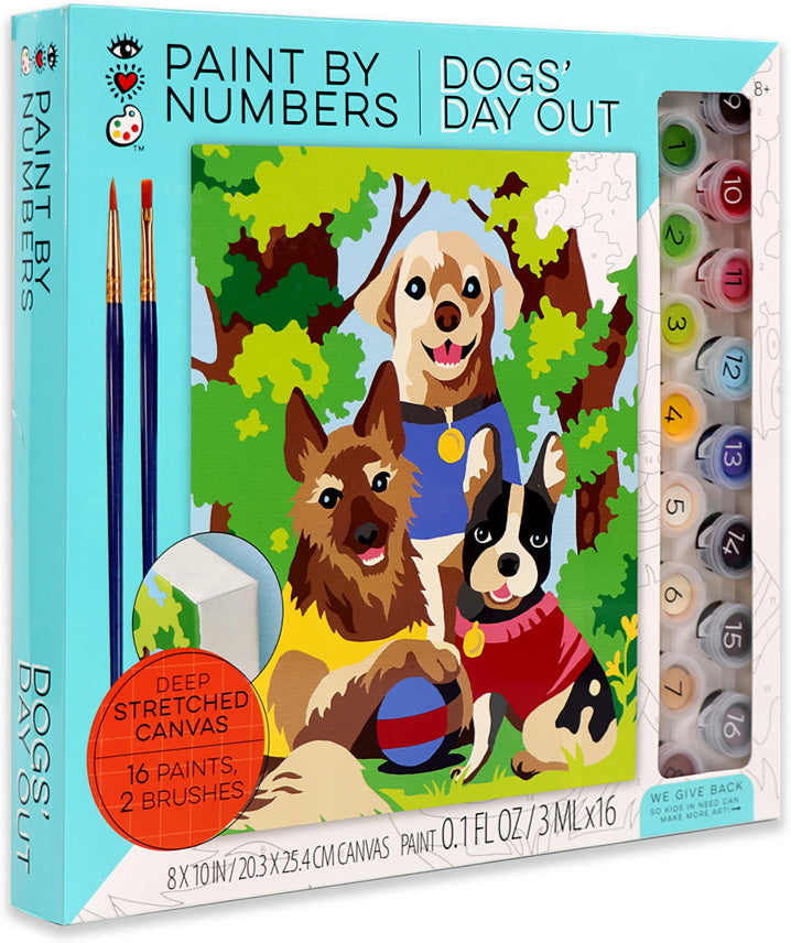 Dogs' Day Out Paint By Number