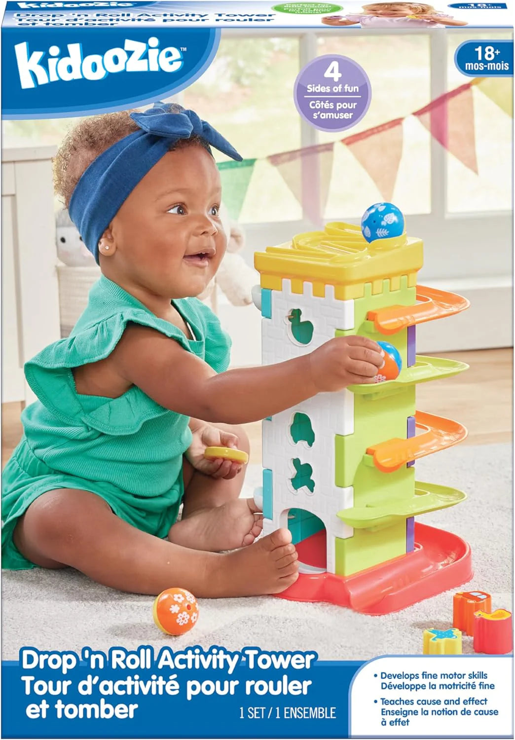 Drop 'n Roll Activity Tower