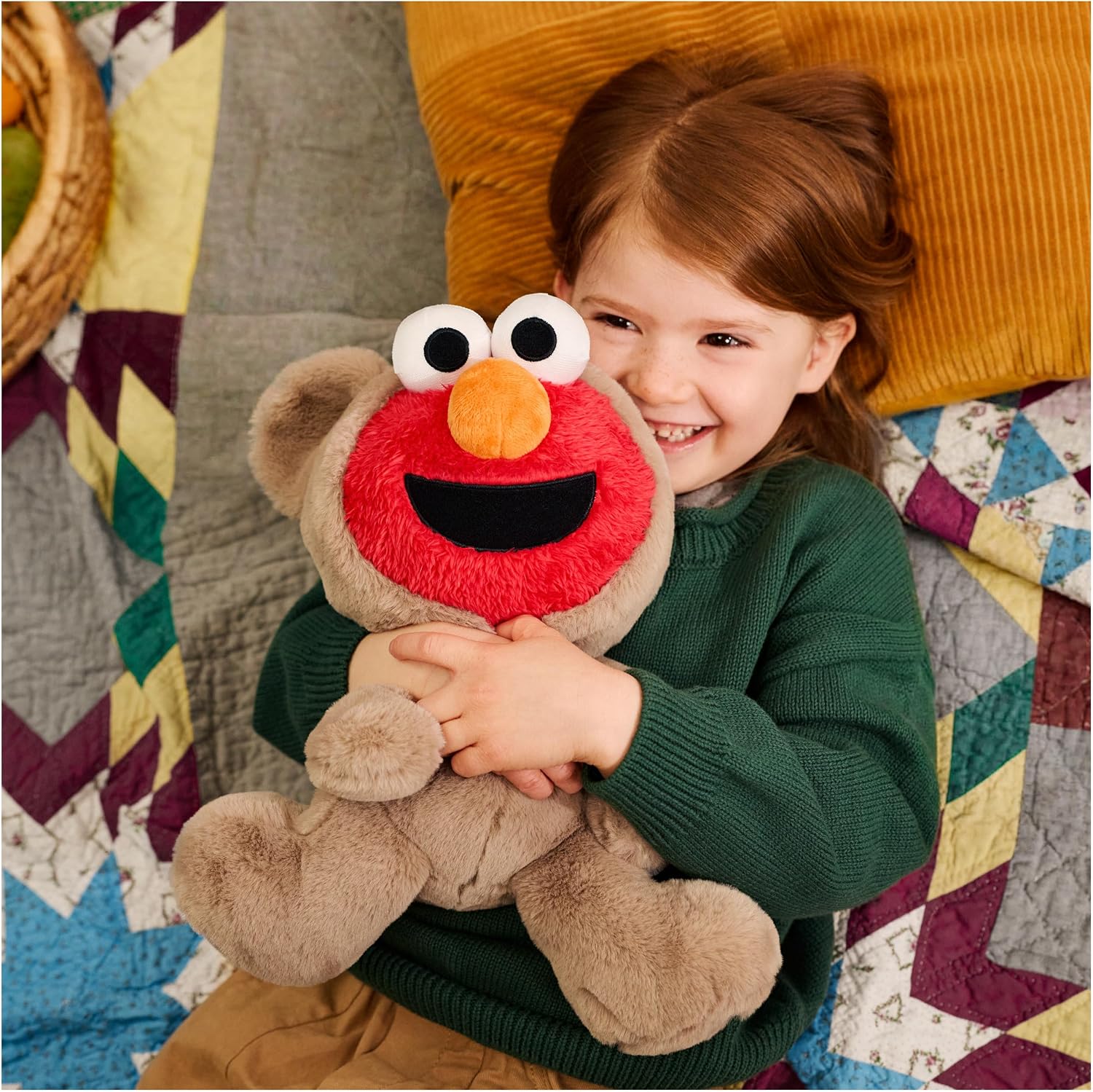 Elmo x Kai Teddy Bear Buddy-Up Plush