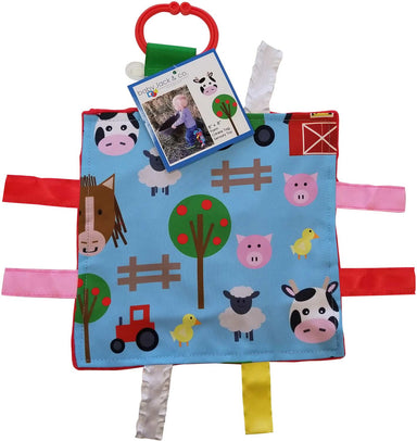 Farm Tag & Crinkle Square Blankie