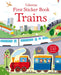 First Sticker Book Trains