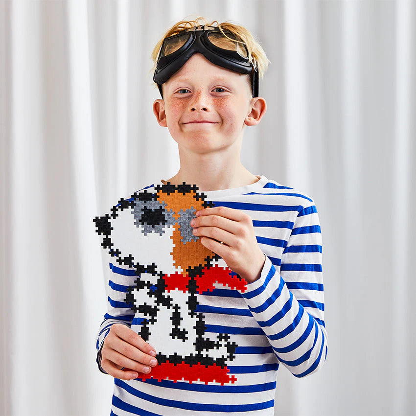 Flying Ace 275 pc Peanuts Puzzle By Number Tube