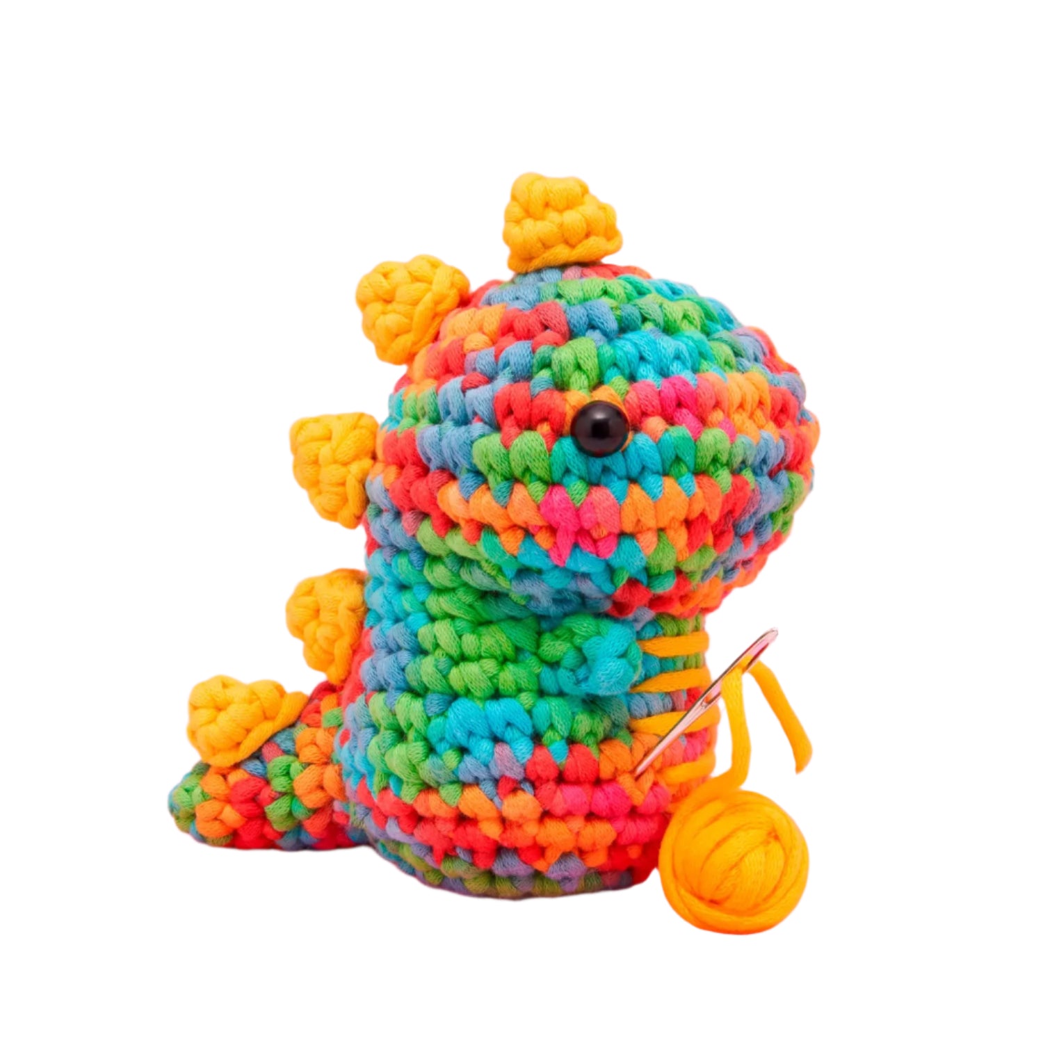 Fred the Rainbow Dinosaur Beginner Crochet Kit