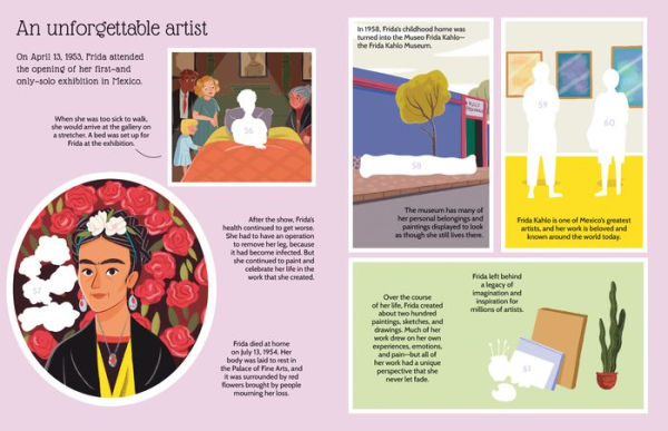 Frida Kahlo Sticker Life Stories Activity Book