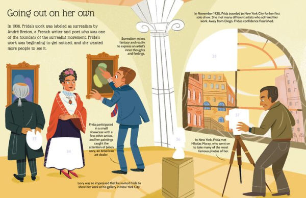 Frida Kahlo Sticker Life Stories Activity Book