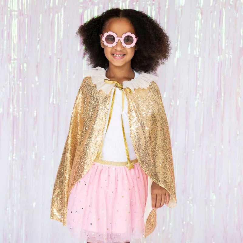 Gold Sequin Cape