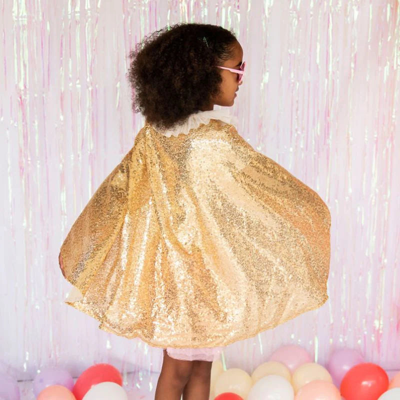 Gold Sequin Cape