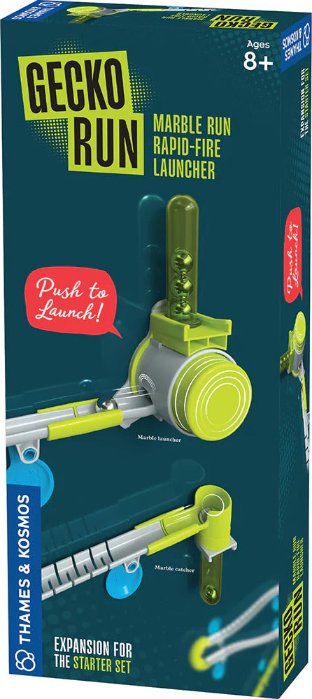 Gecko Run: Marble Run Rapid-Fire Launcher Expansion Pack