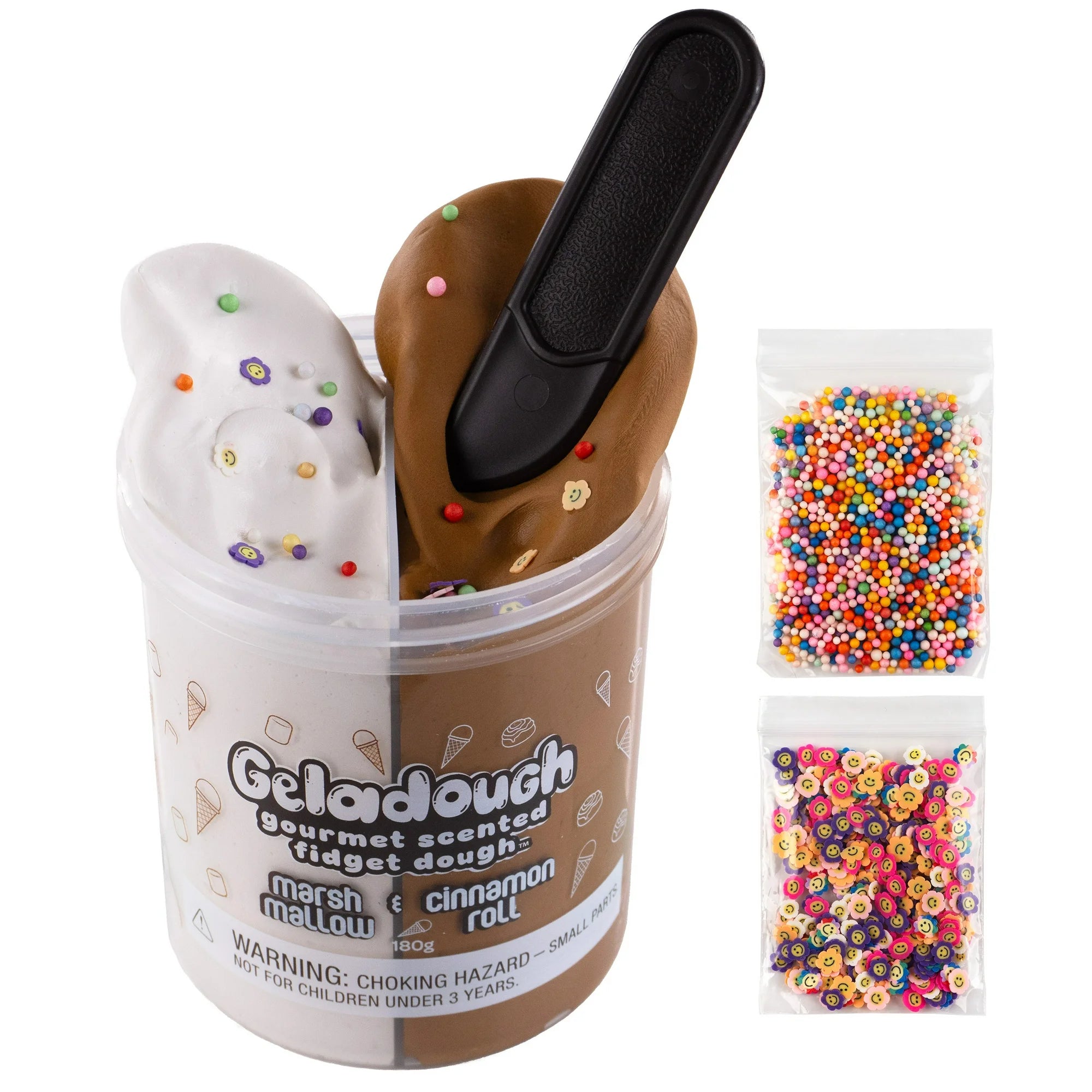 Geladough Marshmallow & Cinnamon Roll Scented Fidget Dough