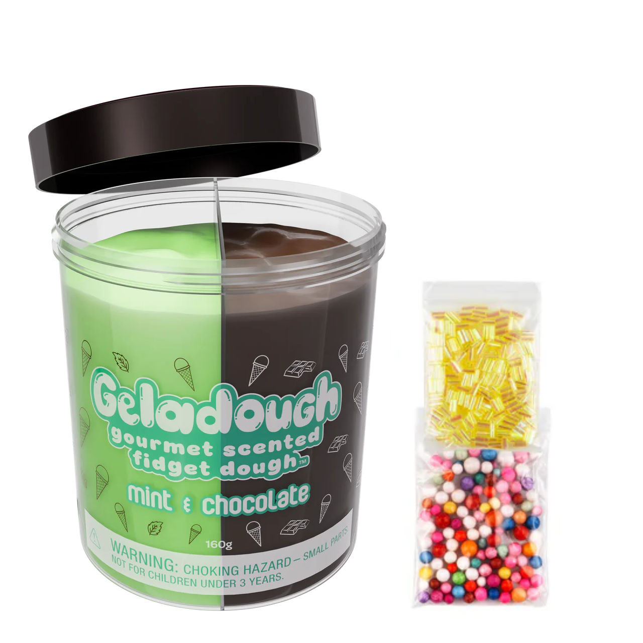 Geladough Mint & Chocolate Scented Fidget Dough