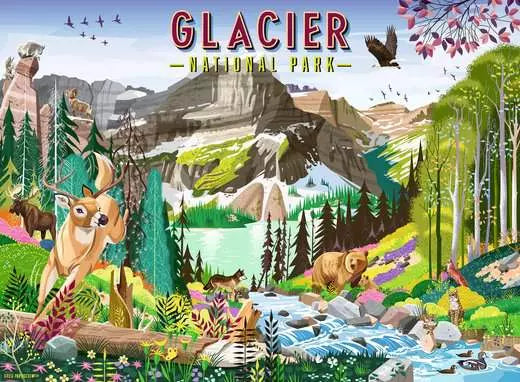 Glacier National Park 500 pc Puzzle