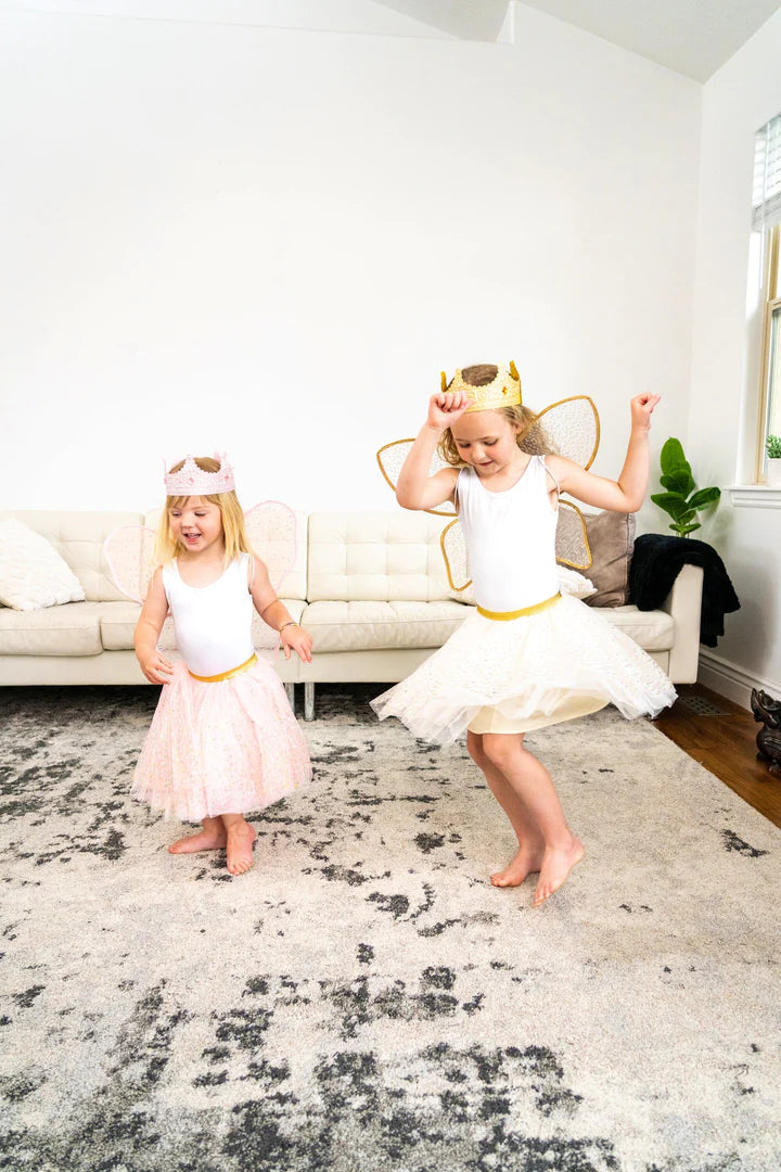 Gold Shimmer Tutu for Ages 3-8