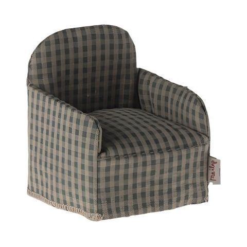 Green Checker Chair for Mouse