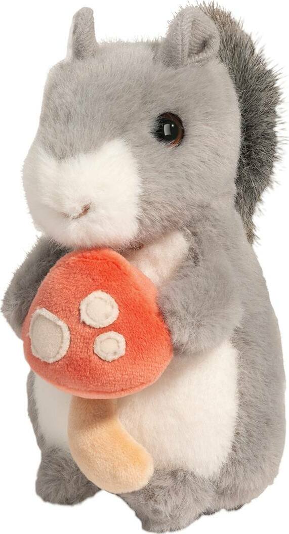 Grey Squirrel with Mushroom