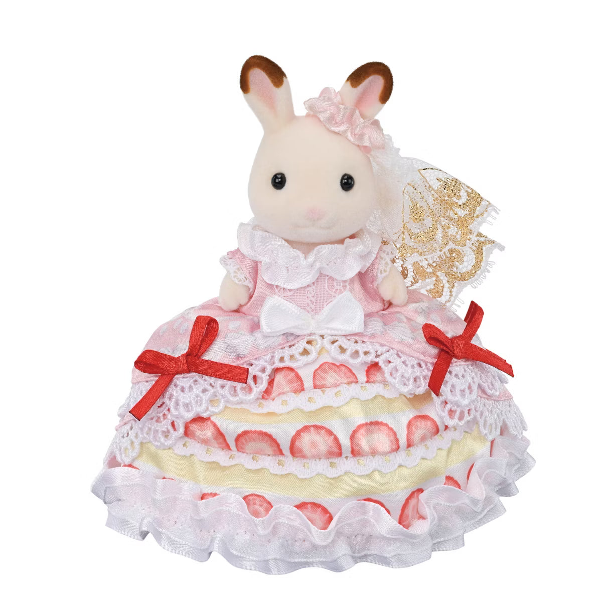 Happy Birthday Freya in Strawberry Dress
