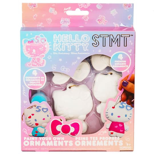 Hello Kitty 50th Anniversary Paint Your Own Ornaments