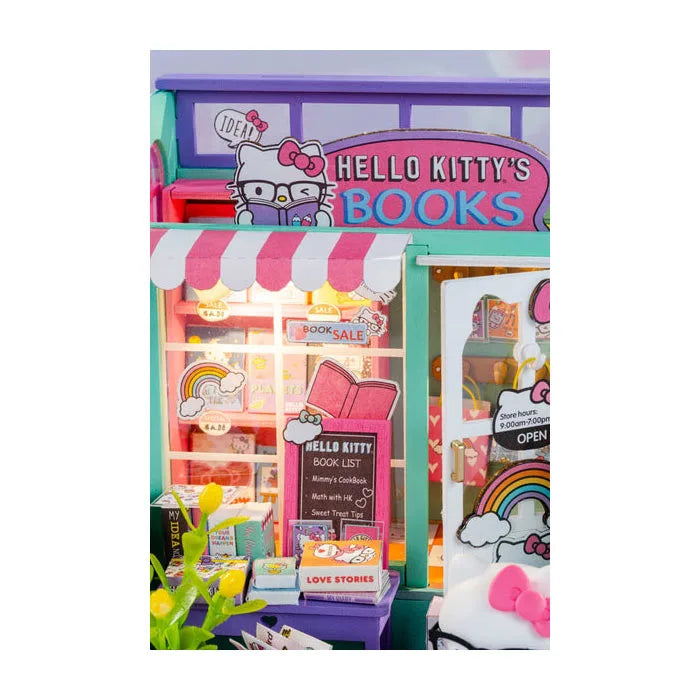 Hello Kitty's Book Store DIY Miniature Kit