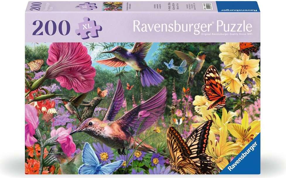 Hummingbirds & Butterflies 200 pc Puzzle
