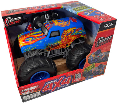Hyper Drive Extreme 4X4 Amphibious RC Monster Vehicle