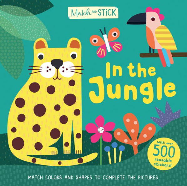 In the Jungle Match and Stick Activity Book