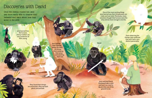 Jane Goodall Sticker Life Stories Activity Book