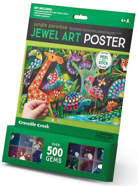 Jungle Paradise Jewel Art Poster