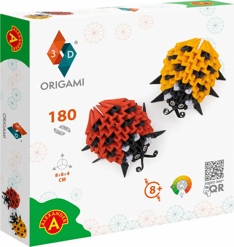 Ladybug 3D Origami Kit