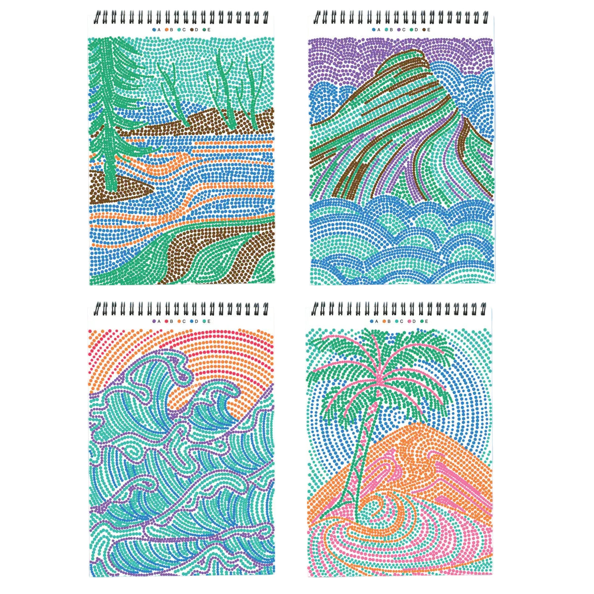 Landscapes FlowArt Dot-By-Letter