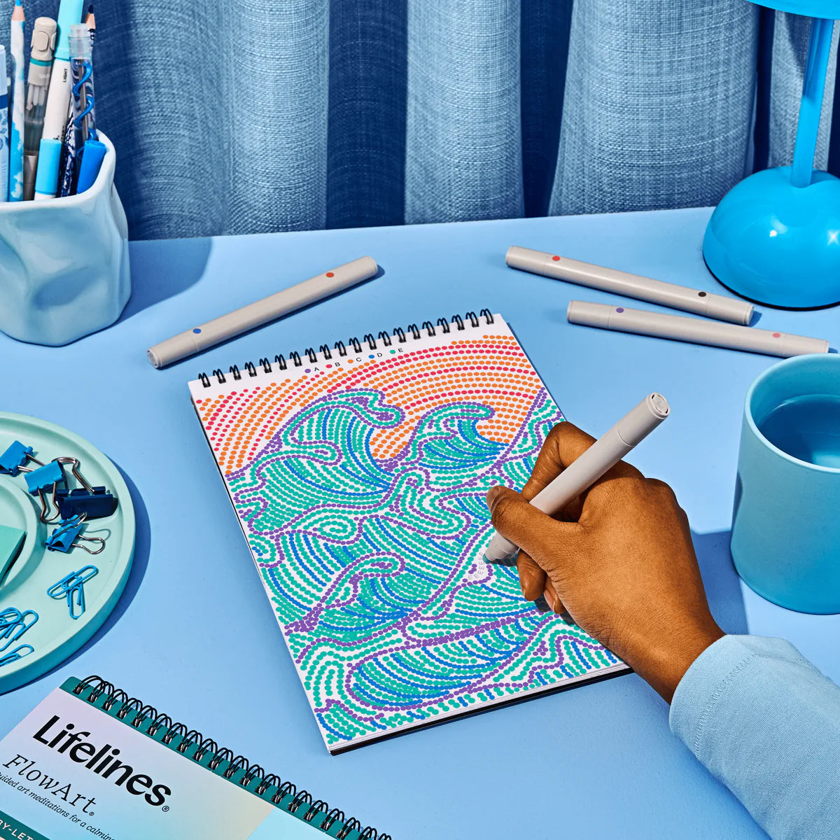 Landscapes FlowArt Dot-By-Letter