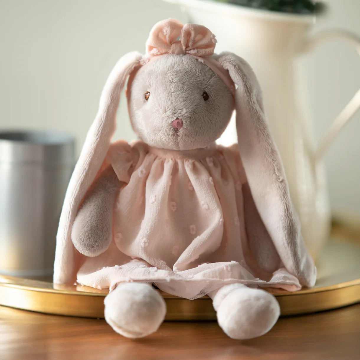 Lenka the Bunny in a Dress Medium Plush