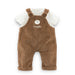 Little Explorer Bear Overalls & T-Shirt for 12" Dolls