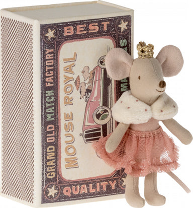 Little Sister Princess Mouse in Matchbox