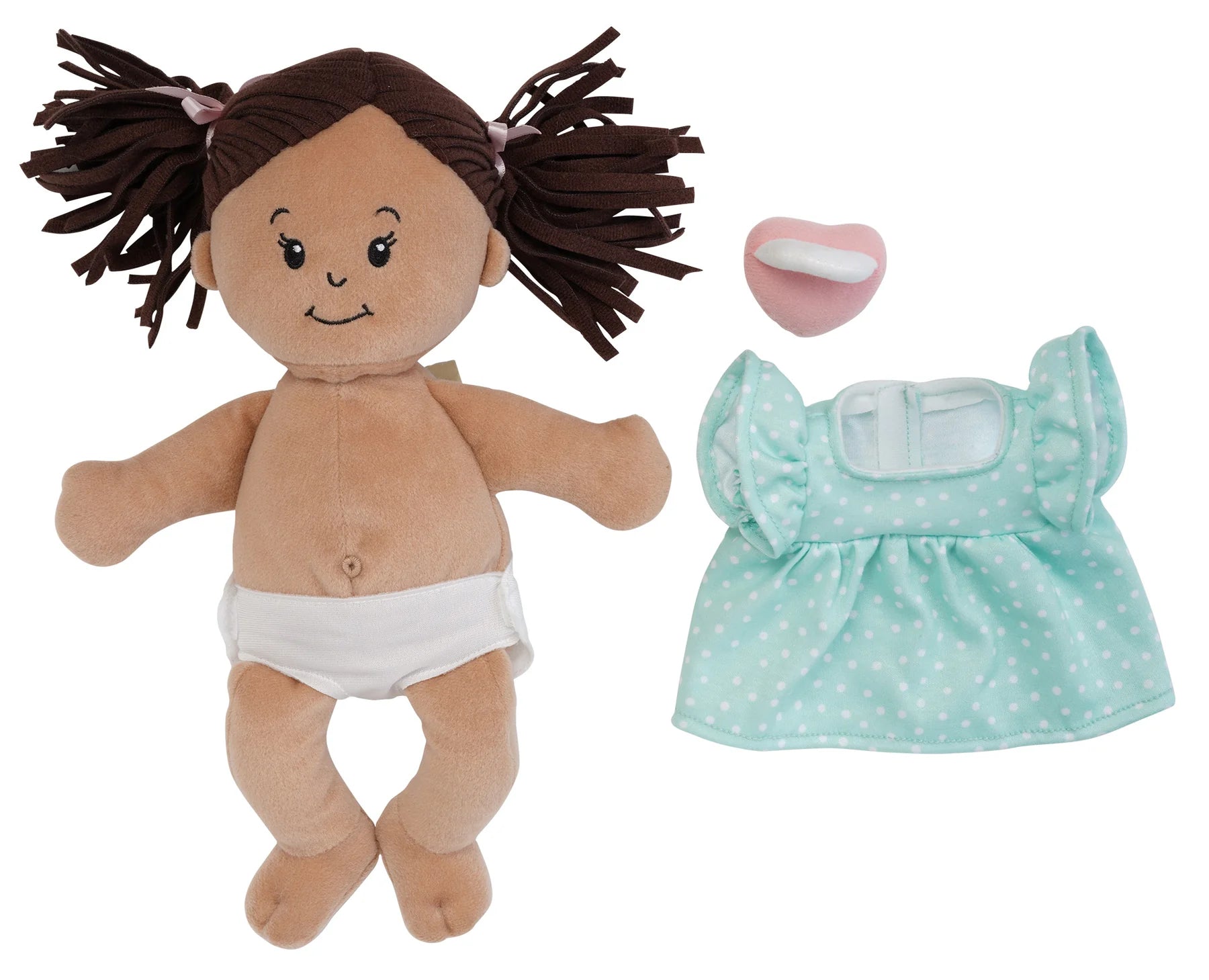 Love, Stella Doll Beige with Brown Pigtails