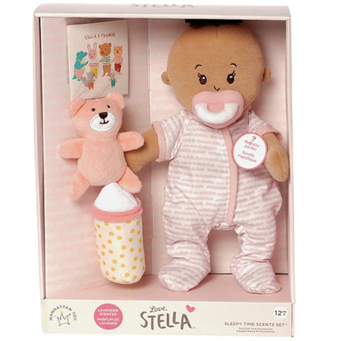 Love, Stella Sleepy Time Set Beige Doll with Brown Hair