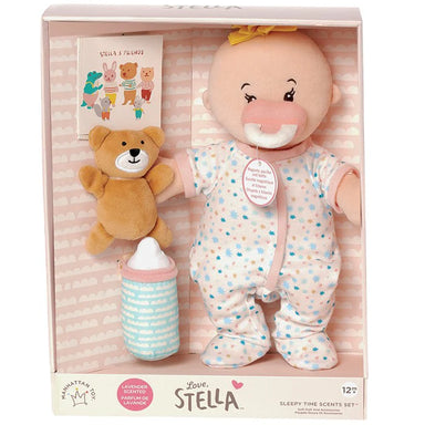 Love, Stella Sleepy Time Set Peach Doll with Blonde Hair