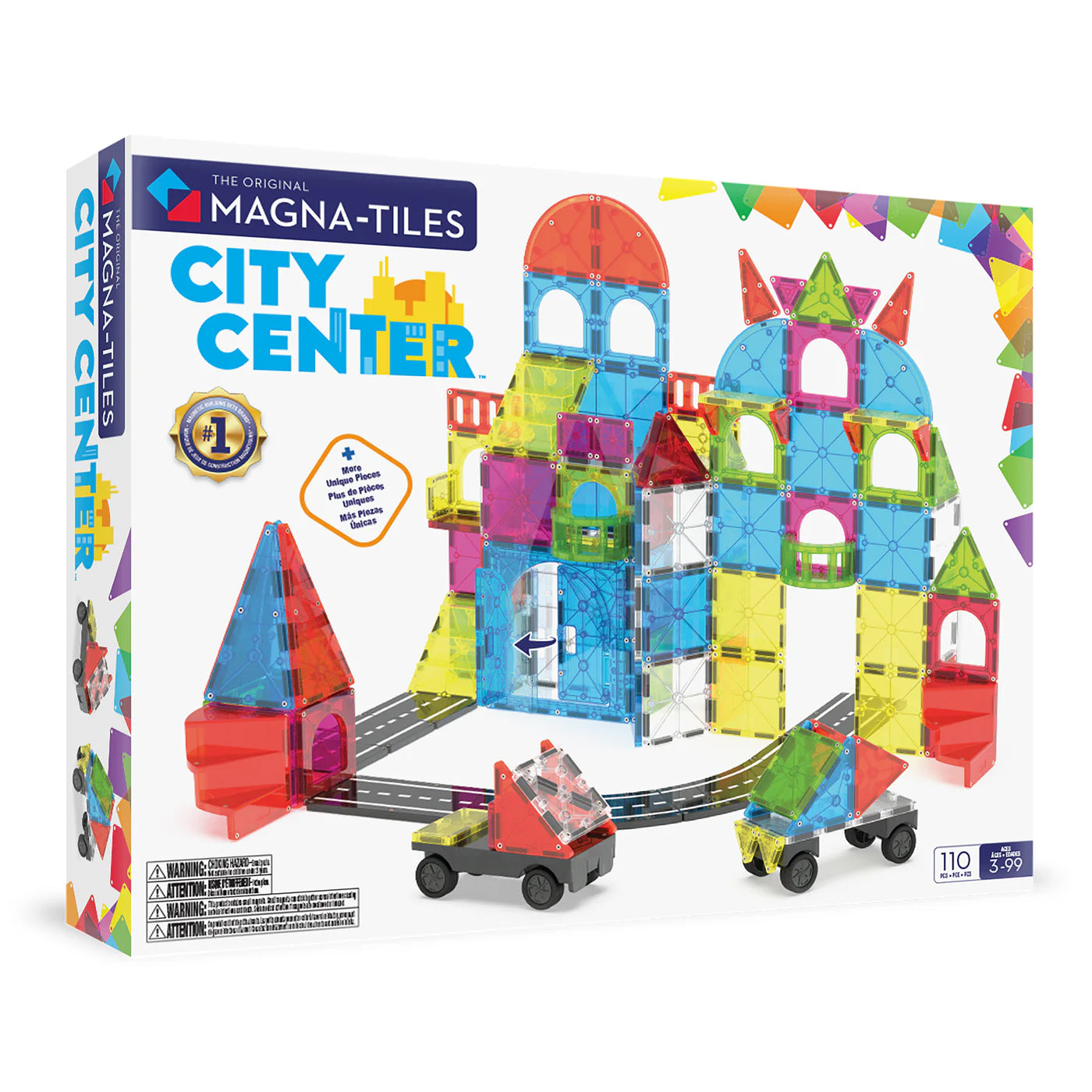 Magna-Tiles City Center 110 Piece Set