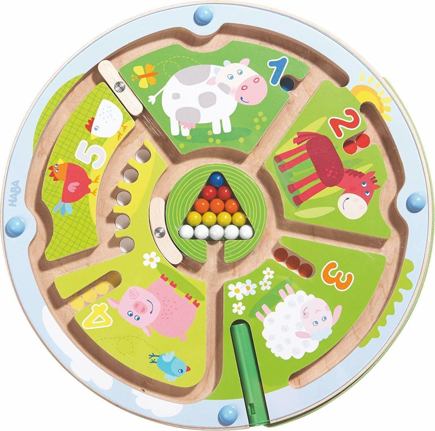 Magnetic Game Farm Number Maze