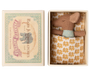 Maileg Blue Sleepy Wakey Baby Mouse in Matchbox