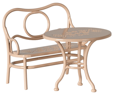 Maileg Café Set for Big Mouse in Pale Pink