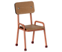 Maileg Chair for Mouse in Coral