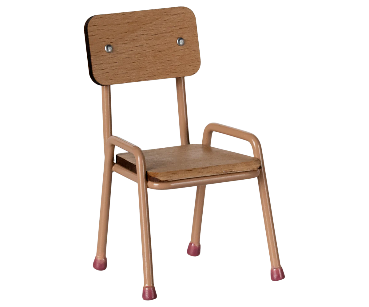Maileg Chair for Mouse in Dark Powder