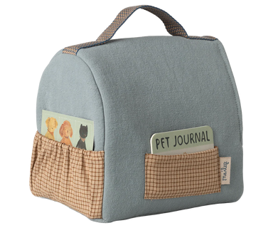 Maileg Dusty Blue Pet Carrier
