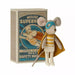 Maileg Little Brother Superhero Mouse in Matchbox