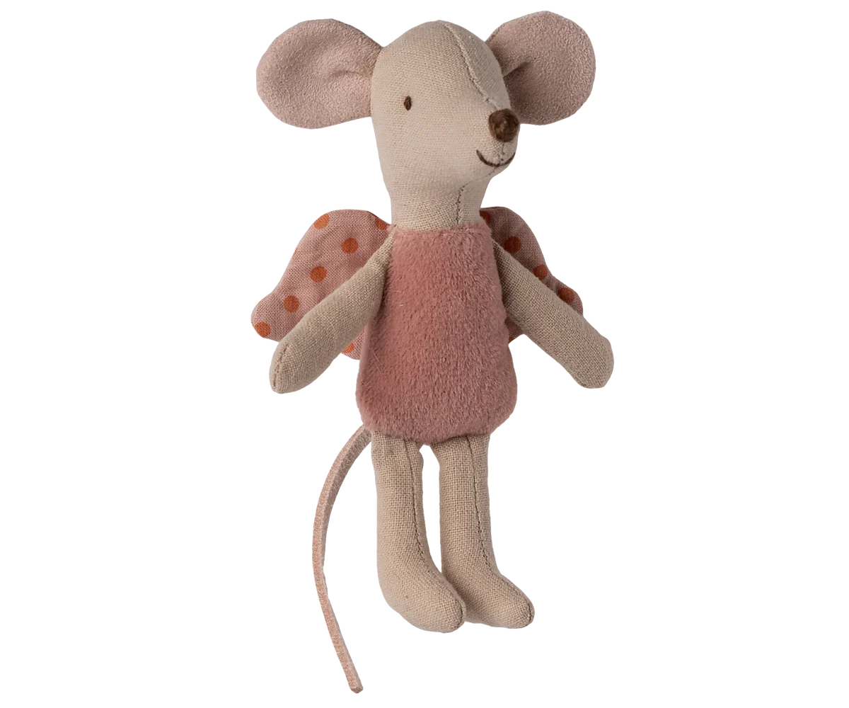 Maileg Little Fairy Mouse in Rose