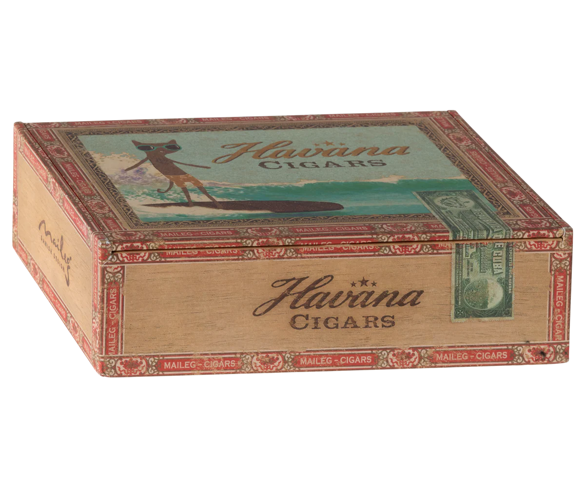 Maileg Mum & Dad Mice in Cigarbox