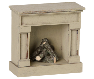 Maileg Off White Fireplace for Mouse