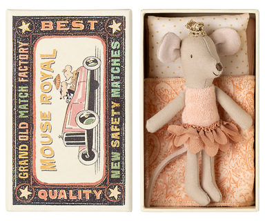Maileg Princess Mouse Little Sister Matchbox